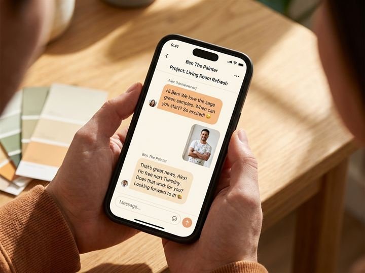 Direct messaging with photos