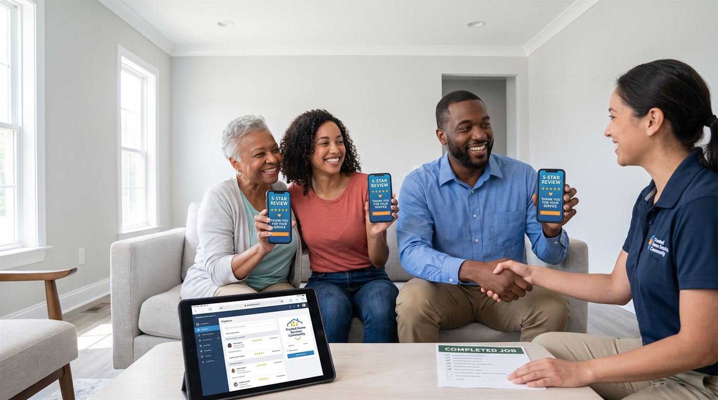 Customers leaving verified 5-star reviews